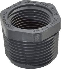 Value Collection - 1 x 3/4" PVC Plastic Pipe Bushing - Schedule 80, MIPT x FIPT End Connections - Benchmark Tooling