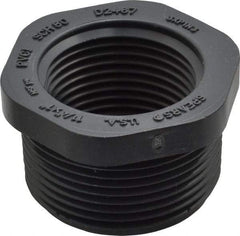 Value Collection - 1-1/4 x 1" PVC Plastic Pipe Bushing - Schedule 80, MIPT x FIPT End Connections - Benchmark Tooling