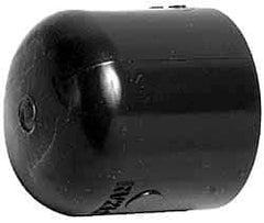 Value Collection - 2-1/2" PVC Plastic Pipe End Cap - Schedule 80, Slip End Connections - Benchmark Tooling