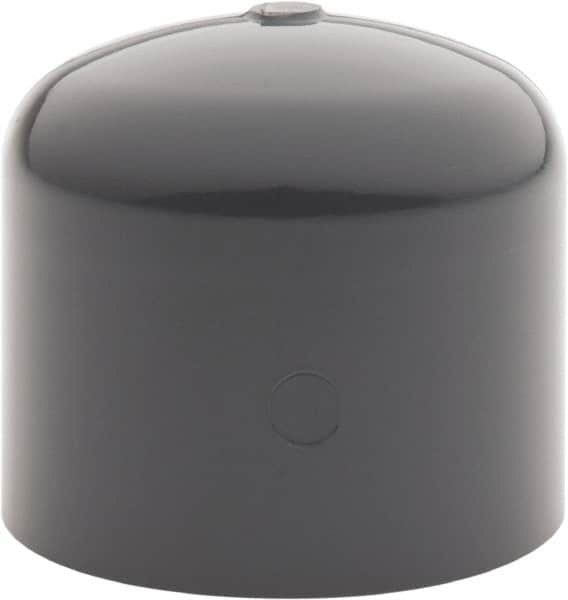 Value Collection - 1-1/4" PVC Plastic Pipe End Cap - Schedule 80, Slip End Connections - Benchmark Tooling