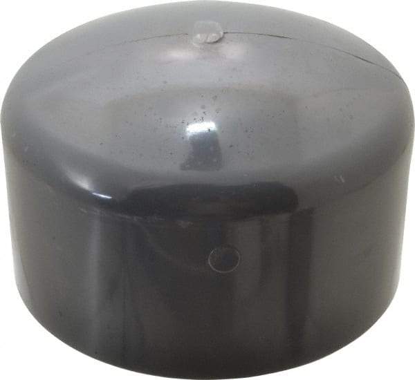 Value Collection - 6" PVC Plastic Pipe End Cap - Schedule 80, Slip End Connections - Benchmark Tooling