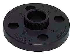Value Collection - 8" PVC Plastic Pipe Flange (One Piece) - Schedule 80, Slip End Connections - Benchmark Tooling