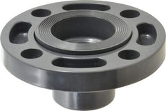 Value Collection - 2" PVC Plastic Pipe Flange (Two Piece) - Schedule 80, Spig End Connections - Benchmark Tooling