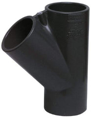 Value Collection - 6" PVC Plastic Pipe Wye - Schedule 80, Slip End Connections - Benchmark Tooling