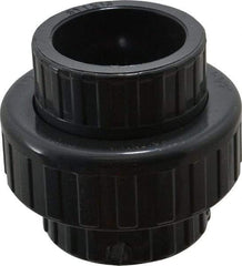 Value Collection - 1-1/2" PVC Plastic Pipe Union with EPDM O-Ring - Schedule 80, Slip x Slip End Connections - Benchmark Tooling