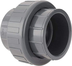 Value Collection - 3" PVC Plastic Pipe Union with EPDM O-Ring - Schedule 80, Slip x Slip End Connections - Benchmark Tooling