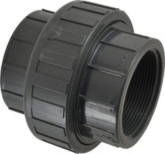 Value Collection - 3" PVC Plastic Pipe Union with EPDM O-Ring - Schedule 80, FIPT x FIPT End Connections - Benchmark Tooling