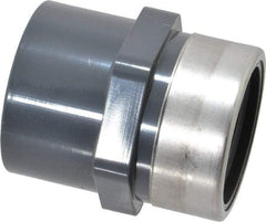Value Collection - 1" PVC Plastic Pipe Reinforced Female Adapter - Slip x SR FIPT End Connections - Benchmark Tooling