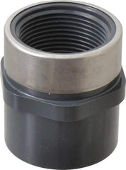 Value Collection - 1-1/4" PVC Plastic Pipe Reinforced Female Adapter - Slip x SR FIPT End Connections - Benchmark Tooling