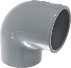 Value Collection - 3" CPVC Plastic Pipe 90° Elbow - Schedule 80, Slip x Slip End Connections - Benchmark Tooling