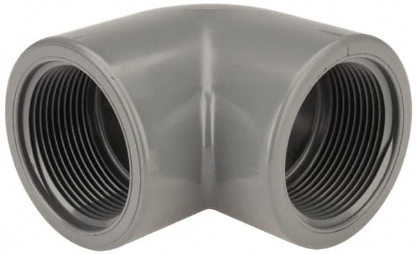 Value Collection - 1-1/2" CPVC Plastic Pipe 90° Elbow - Schedule 80, FIPT x FIPT End Connections - Benchmark Tooling
