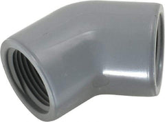 Value Collection - 3/4" CPVC Plastic Pipe 45° Elbow - Schedule 80, FIPT x FIPT End Connections - Benchmark Tooling