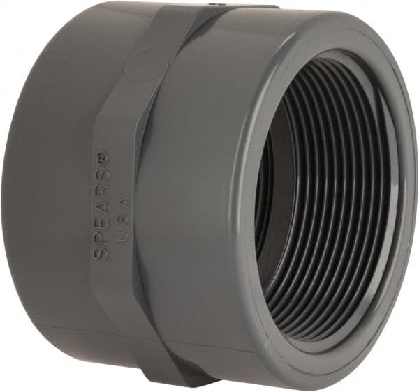 Value Collection - 2" CPVC Plastic Pipe Coupling - Schedule 80, FIPT x FIPT End Connections - Benchmark Tooling