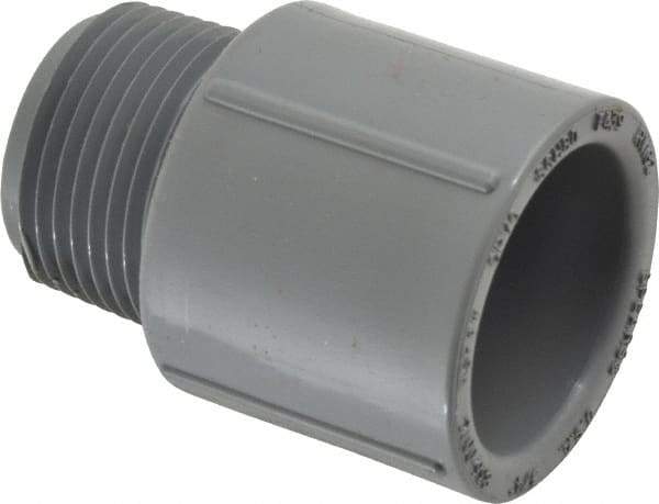 Value Collection - 3/4" CPVC Plastic Pipe Male Adapter - Schedule 80, MIPT x Slip End Connections - Benchmark Tooling