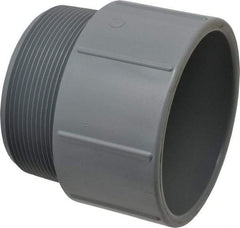 Value Collection - 4" CPVC Plastic Pipe Male Adapter - Schedule 80, MIPT x Slip End Connections - Benchmark Tooling
