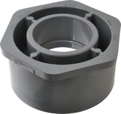 Value Collection - 6 x 3" CPVC Plastic Pipe Bushing - Schedule 80, Spig x Slip End Connections - Benchmark Tooling