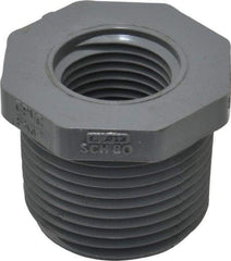 Value Collection - 1 x 1/2" CPVC Plastic Pipe Bushing - Schedule 80, MIPT x FIPT End Connections - Benchmark Tooling
