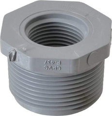 Value Collection - 1-1/4 x 3/4" CPVC Plastic Pipe Bushing - Schedule 80, MIPT x FIPT End Connections - Benchmark Tooling