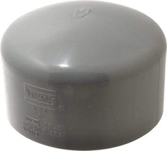 Value Collection - 6" CPVC Plastic Pipe End Cap - Schedule 80, Slip End Connections - Benchmark Tooling