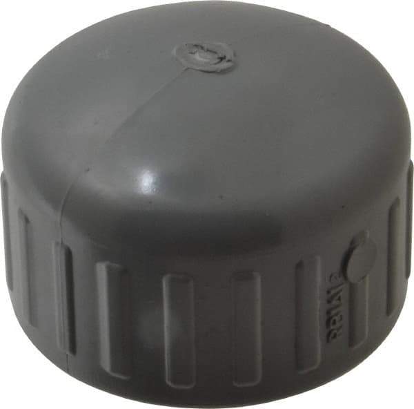 Value Collection - 1-1/4" CPVC Plastic Pipe End Cap - Schedule 80, FIPT End Connections - Benchmark Tooling