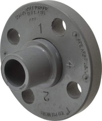 Value Collection - 1" CPVC Plastic Pipe Flange (Two Piece) - Schedule 80, Spig End Connections - Benchmark Tooling