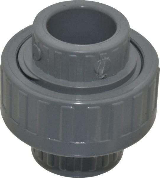Value Collection - 3/4" CPVC Plastic Pipe Union with EPDM O-Ring - Schedule 80, Slip x Slip End Connections - Benchmark Tooling