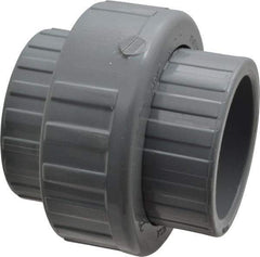 Value Collection - 2" CPVC Plastic Pipe Union with EPDM O-Ring - Schedule 80, Slip x Slip End Connections - Benchmark Tooling