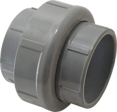 Value Collection - 4" CPVC Plastic Pipe Union with EPDM O-Ring - Schedule 80, Slip x Slip End Connections - Benchmark Tooling