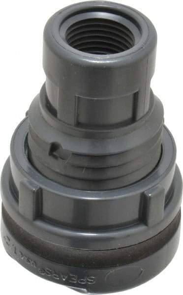 Value Collection - 1/2" PVC Plastic Pipe Bulkhead Tank Adapter - Schedule 80, Slip x FIPT End Connections - Benchmark Tooling