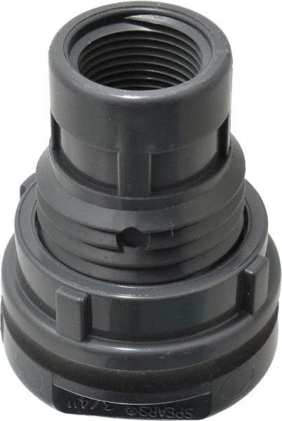 Value Collection - 3/4" PVC Plastic Pipe Bulkhead Tank Adapter - Schedule 80, Slip x FIPT End Connections - Benchmark Tooling