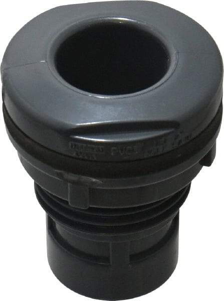 Value Collection - 1" PVC Plastic Pipe Bulkhead Tank Adapter - Schedule 80, Slip x FIPT End Connections - Benchmark Tooling