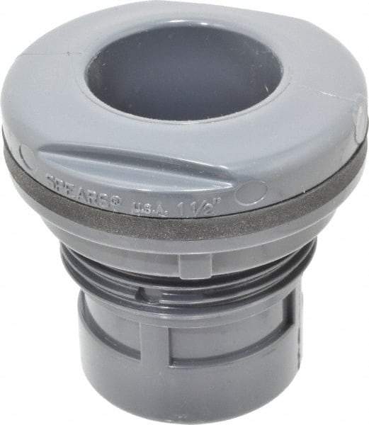 Value Collection - 1-1/2" PVC Plastic Pipe Bulkhead Tank Adapter - Schedule 80, Slip x FIPT End Connections - Benchmark Tooling