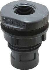 Value Collection - 3/4" CPVC Plastic Pipe Bulkhead Tank Adapter - Schedule 80, FIPT x FIPT End Connections - Benchmark Tooling