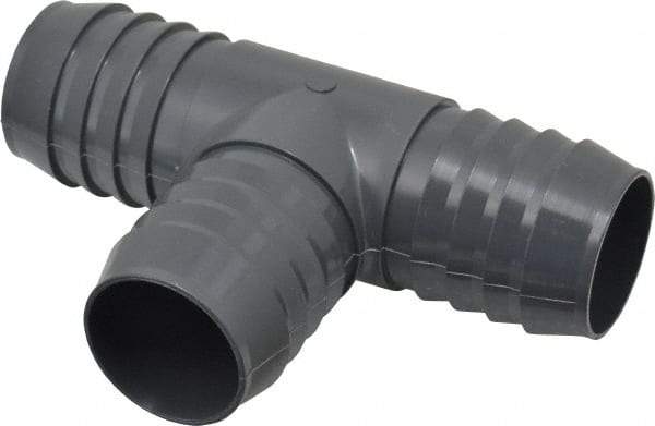 Value Collection - 1-1/2" Barb, Multiple Barbed Tube Insert Tee - PVC, Male - Benchmark Tooling