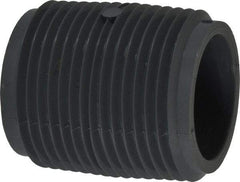 Value Collection - 1" Pipe, 1-1/2" Long CPVC Threaded Plastic Pipe Nipple - Schedule 80, Gray - Benchmark Tooling