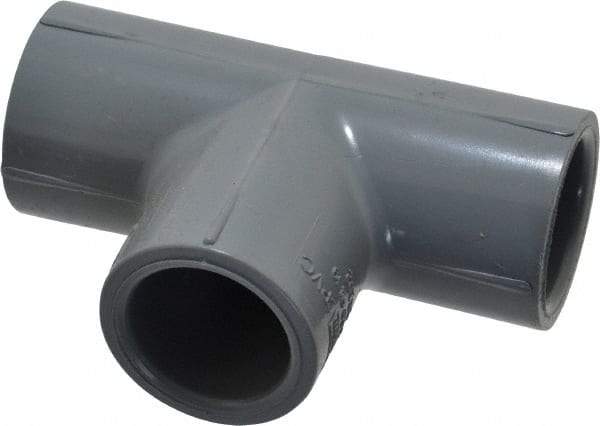 Value Collection - 1/2" CPVC Plastic Pipe Tee - Schedule 80, Slip x Slip x Slip End Connections - Benchmark Tooling