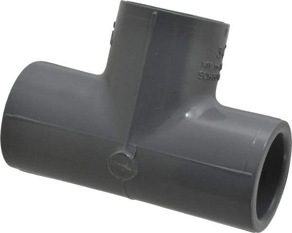 Value Collection - 3/4" CPVC Plastic Pipe Tee - Schedule 80, Slip x Slip x Slip End Connections - Benchmark Tooling