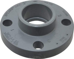 Value Collection - 2" CPVC Plastic Pipe Flange (One Piece) - Slip End Connections - Benchmark Tooling