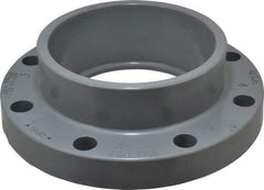 Value Collection - 6" CPVC Plastic Pipe Flange (One Piece) - Slip End Connections - Benchmark Tooling
