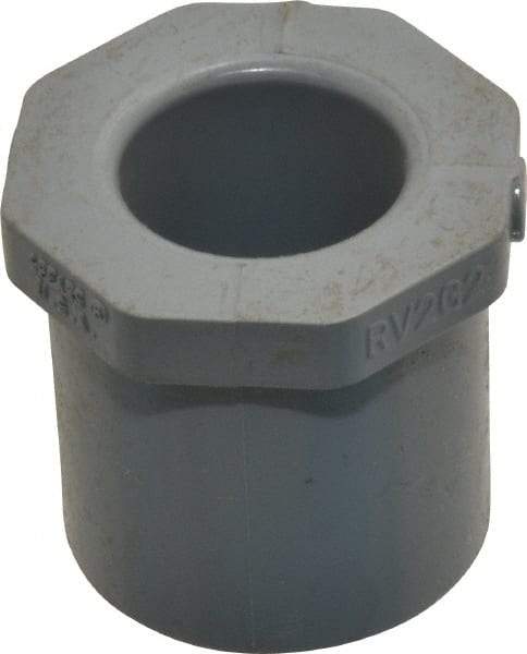 Value Collection - 1 x 1/2" CPVC Plastic Pipe Bushing - Schedule 80, Spig x Slip End Connections - Benchmark Tooling