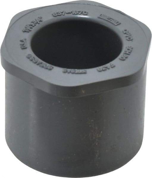Value Collection - 1-1/4 x 3/4" CPVC Plastic Pipe Bushing - Schedule 80, Spig x Slip End Connections - Benchmark Tooling