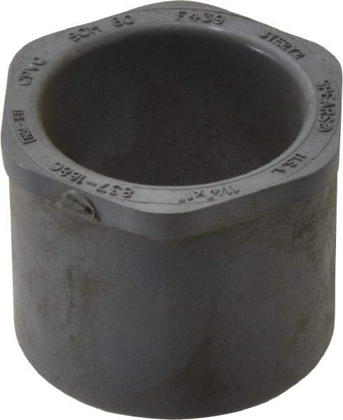 Value Collection - 1-1/4 x 1" CPVC Plastic Pipe Bushing - Schedule 80, Spig x Slip End Connections - Benchmark Tooling