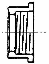 B&K Mueller - 6 x 4", PVC Drain, Waste & Vent Pipe Flush Bushing - Spig x SJ - Benchmark Tooling