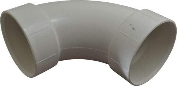 B&K Mueller - 4", PVC Drain, Waste & Vent Pipe 90 Elbow - Hub x Hub - Benchmark Tooling