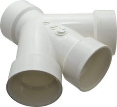 B&K Mueller - 3", PVC Drain, Waste & Vent Pipe Combination TY - Hub x Hub x Hub - Benchmark Tooling