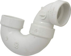 B&K Mueller - 1-1/2", PVC Drain, Waste & Vent Pipe P Trap - Hub x Hub - Benchmark Tooling