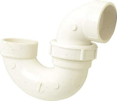 B&K Mueller - 1-1/2", PVC Drain, Waste & Vent Pipe P Trap with Union - Hub x Hub - Benchmark Tooling