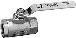 Apollo - 4" Pipe, Standard Port, Bronze Standard Ball Valve - 2 Piece, Inline - One Way Flow, FNPT x FNPT Ends, Lever Handle, 600 WOG - Benchmark Tooling