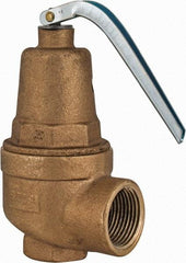 Conbraco - 3/4" Inlet, 1" Outlet, ASME Section IV Safety Relief Valve - 15 Max psi, Bronze, 635,000 BTUs - Benchmark Tooling
