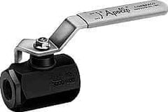 Apollo - 1-1/2" Pipe, Full Port, Carbon Steel Standard Ball Valve - 2 Piece, Inline - One Way Flow, FNPT x FNPT Ends, Lever Handle, 3,000 WOG - Benchmark Tooling